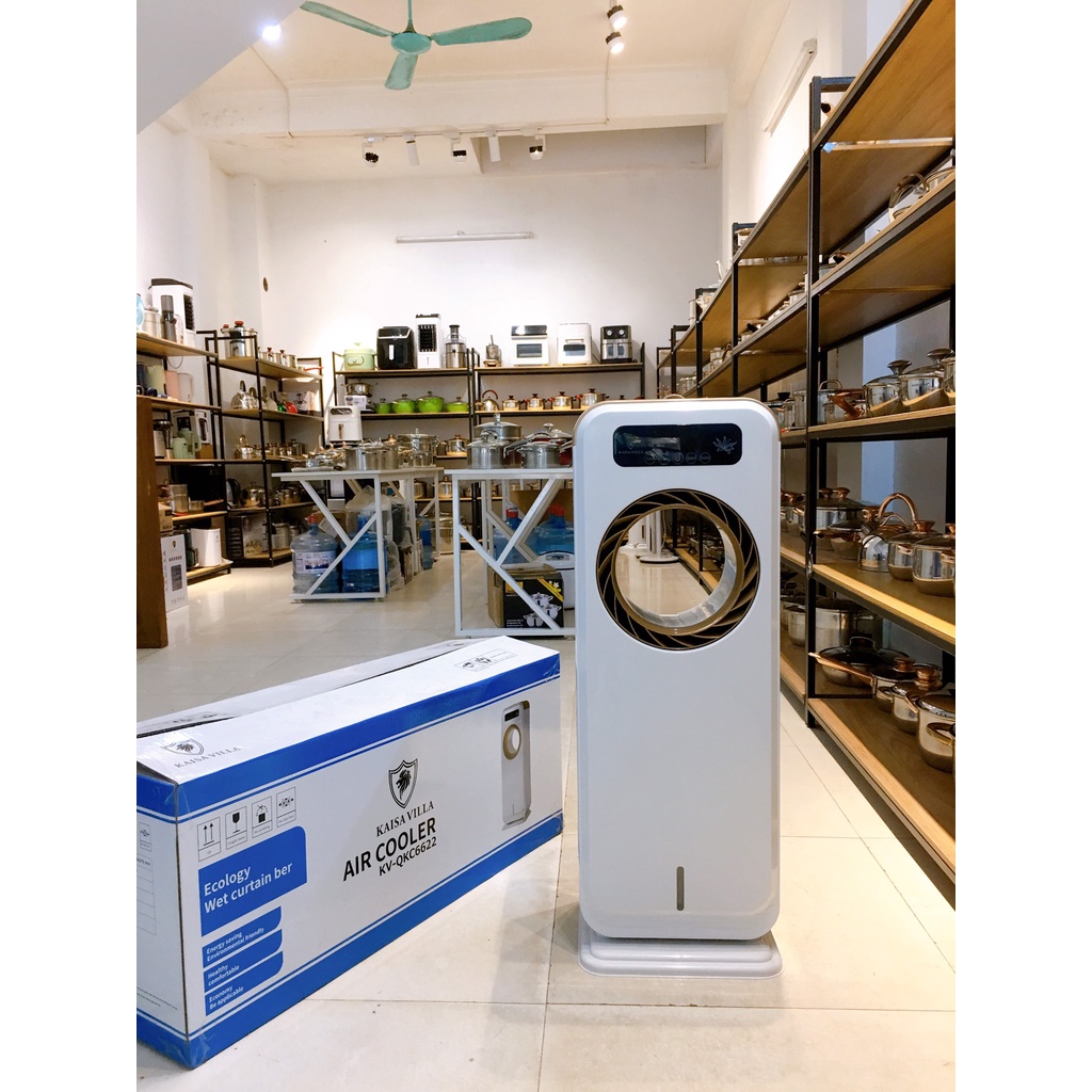 Quạt Điều Hòa Không Cánh Kaisa Villa KV-QKC6622, Làm Mát Bằng Hơi Nước, Tạo Ẩm Phù Hợp Dùng Trong Phòng Điều Hòa