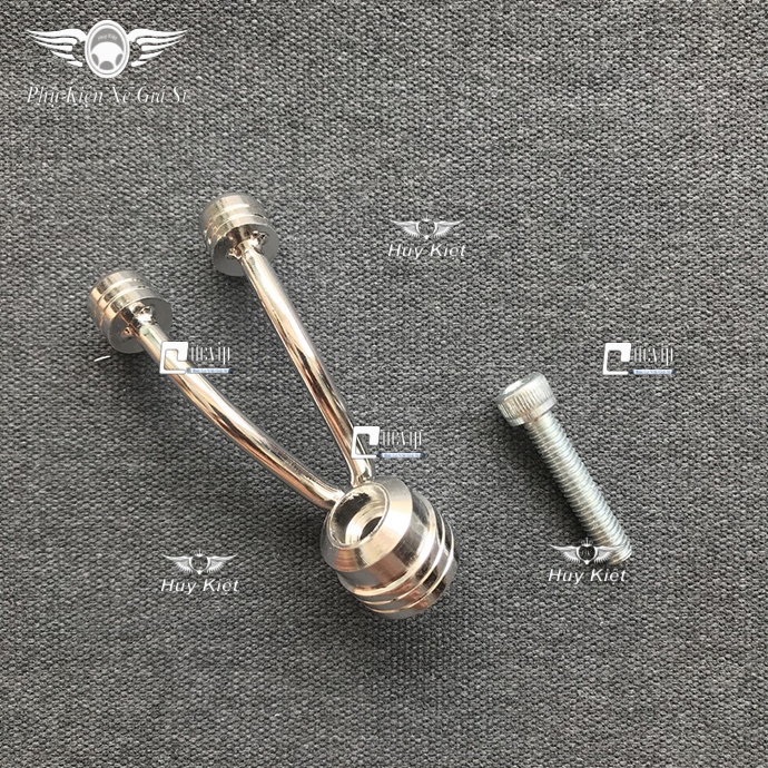 Móc treo đồ nhôm cnc kiểu dáng 2 râu cho xe máy ms1688