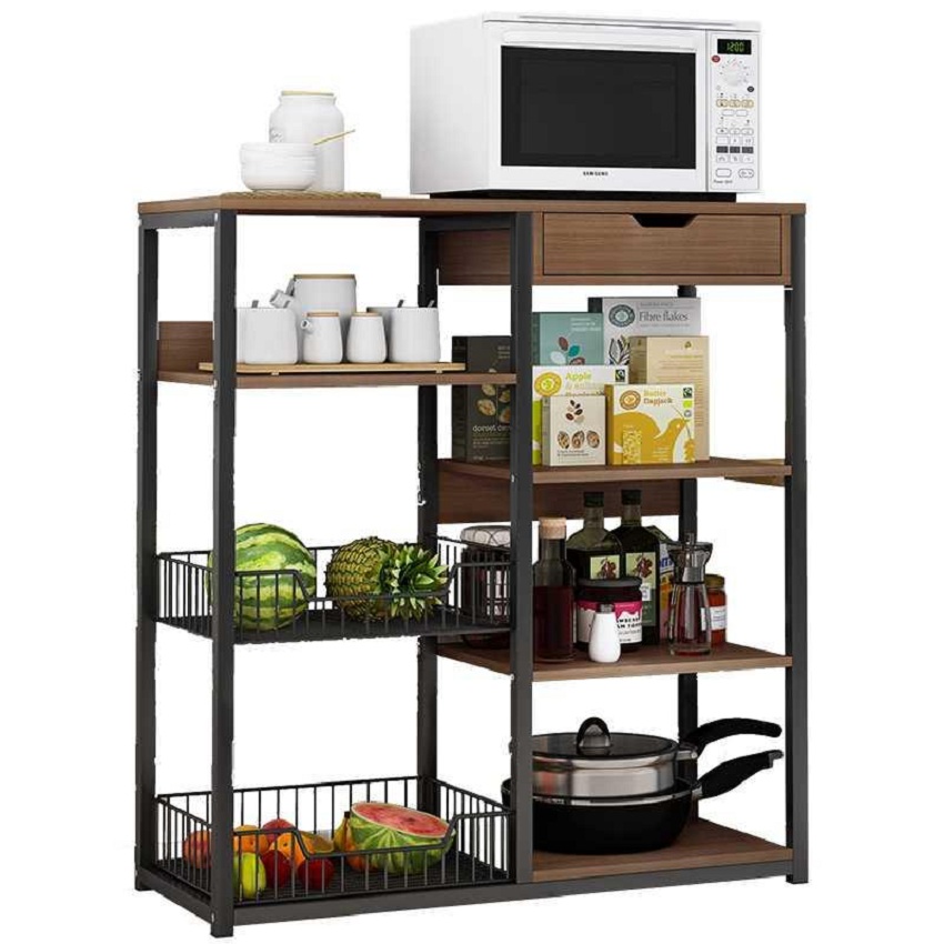 Kệ Để Đồ Nhà Bếp Đa Năng Cao Cấp 7 Ô Có Ngăn Kéo Mezz663