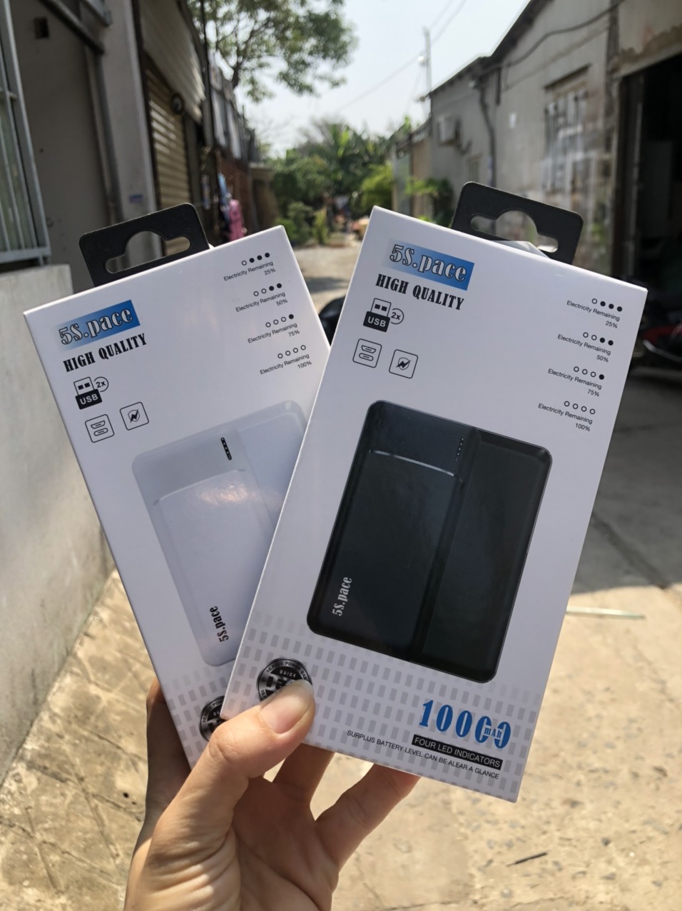 Sạc dự phòng 5s.pace 10.000mah/pin sạc dp cho điện thoại