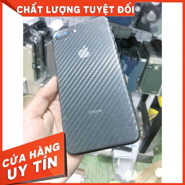 Skin D&aacute;n Cacbon Full Lưng Viền Iphone ❤️