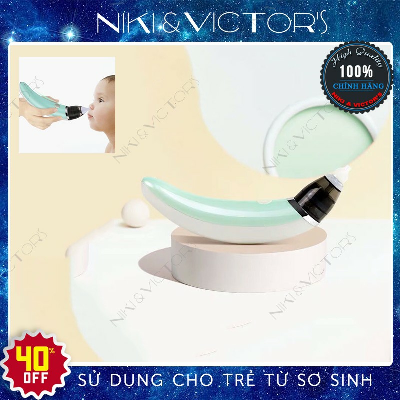 Dụng Cụ Hút Mũi Điện Tử Thông Minh Cho Bé Little Bees Đầu Hút Mềm Loại Pin Sạc