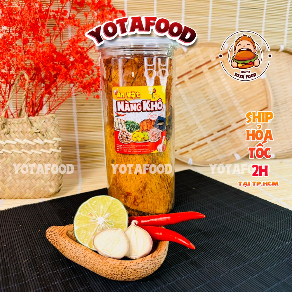 Khô Bò Miếng Củ Chi ( Thơm ngon - đậm vị ) hủ pet 300gr | Yotafood