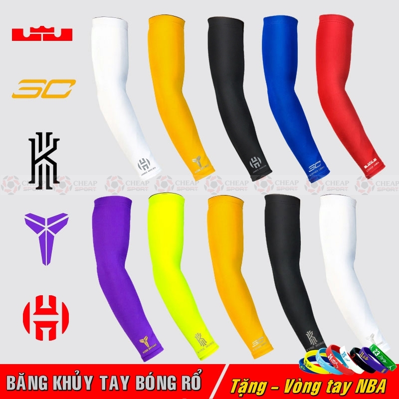 Băng Bảo Vệ Khuỷu Tay Bóng Rổ NBA, Băng Khủy Tay Cùi Chỏ Chơi Cầu Lông, Tập Gym, Bóng Chuyền, Chạy Bộ, Xe Đạp, Tennis