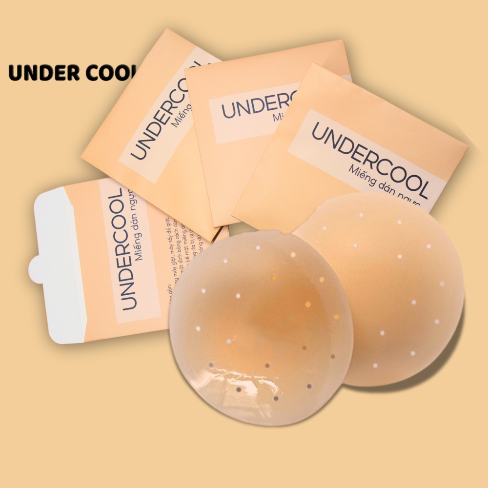 Miếng Dán Ngực Silicon UNDERCOOL Tàng Hình Lỗ Thoáng Khí Mỏng Nhẹ