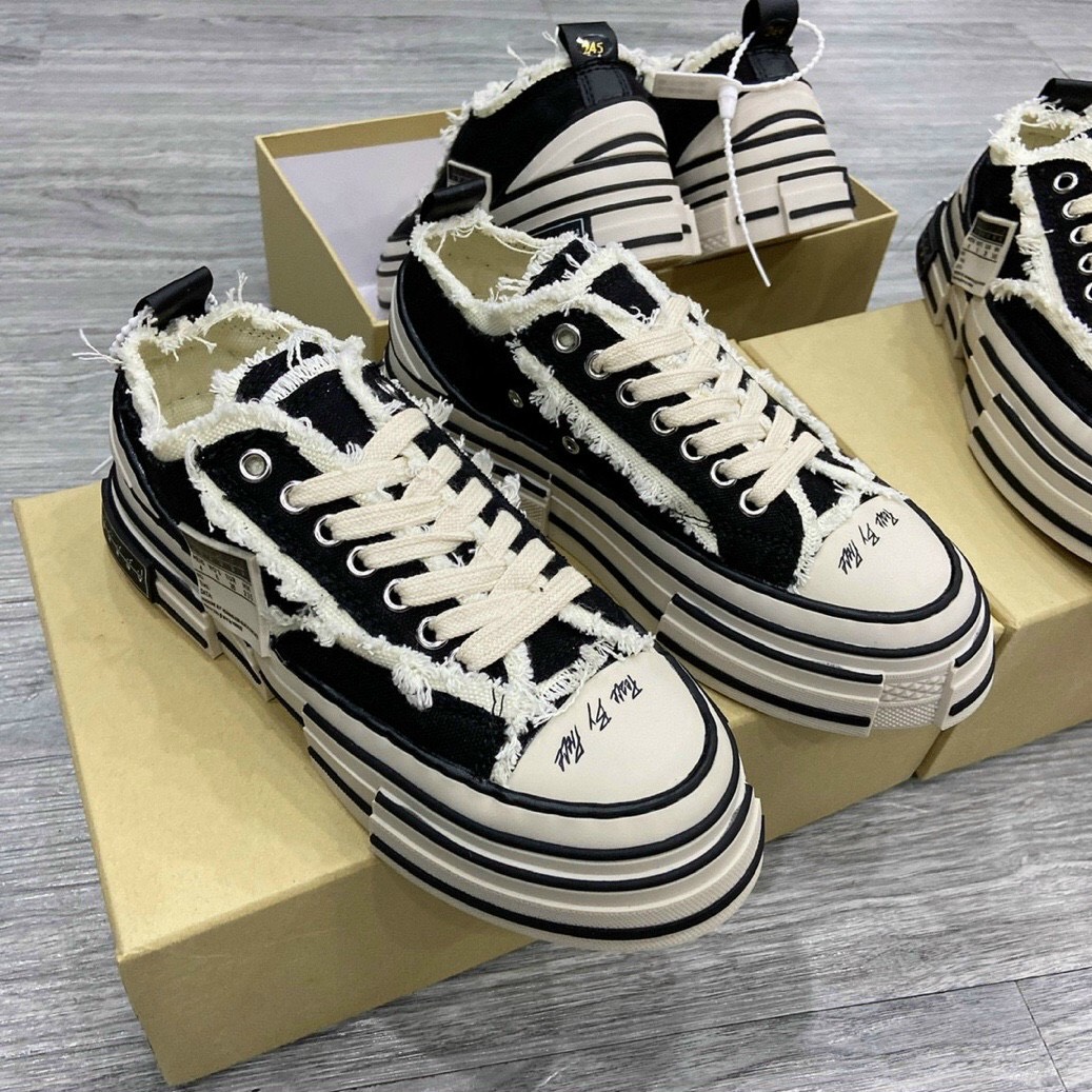 Giầy sneaker thể thao xvessel nam nữ style rách trẻ trung năng động
