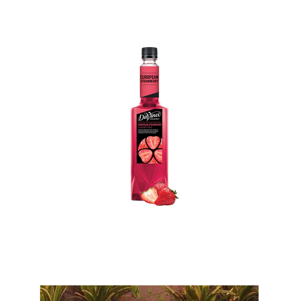 DVG Mixologist European Strawberry Syrup 750ml- Davinci vị Dâu chai 750ml