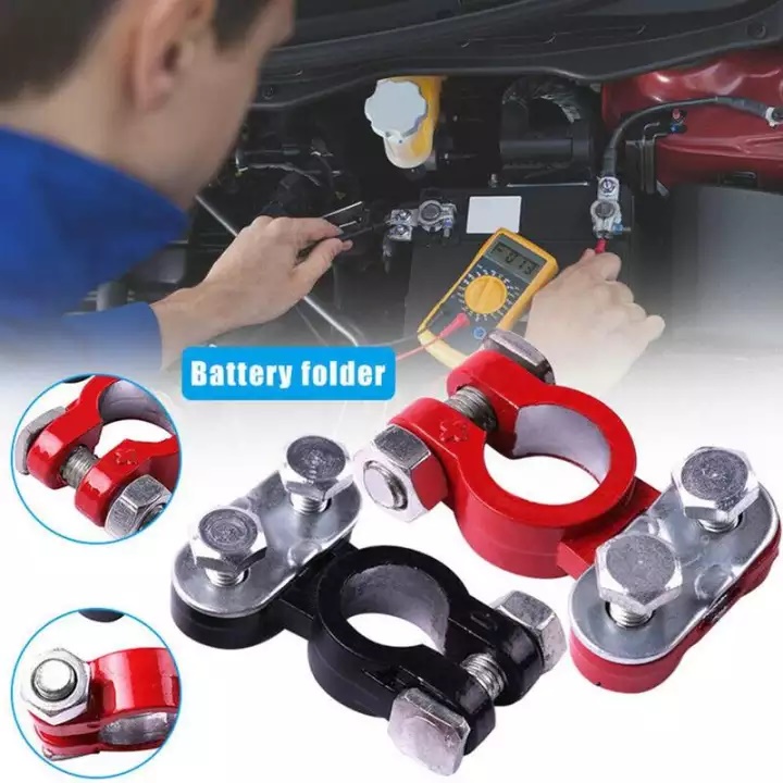 Đầu Bọc Cọc Ắc Quy Xe Hơi, Cặp Đầu kẹp cọc bình ắc quy ô tô, xe tải, máy nổ, cọc bình ắc quy