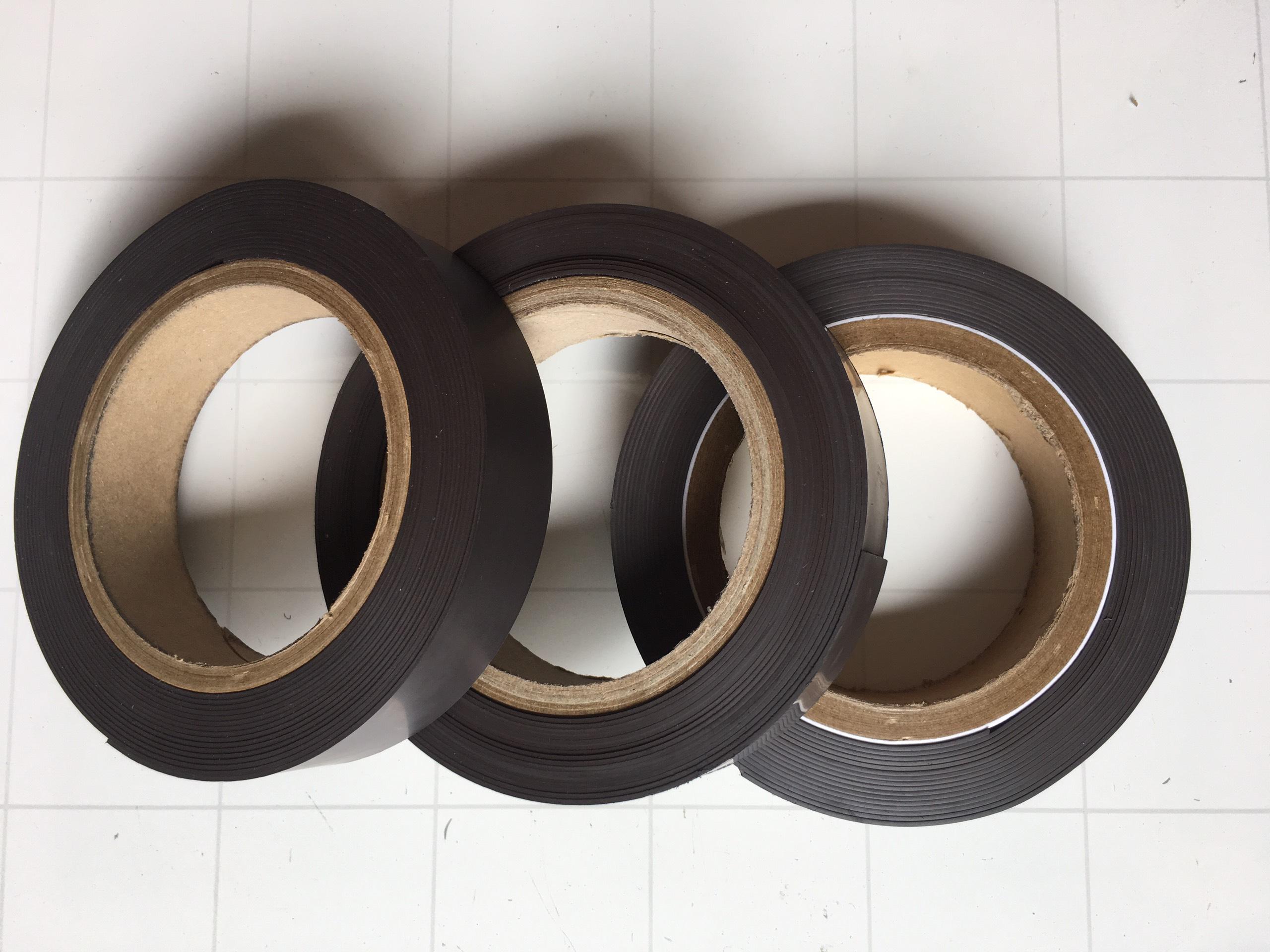 Cuộn nam châm dẻo nâu 5m x 2.5cm x 1mm cuộn nam châm dẻo nâu, cuộn nam châm lá