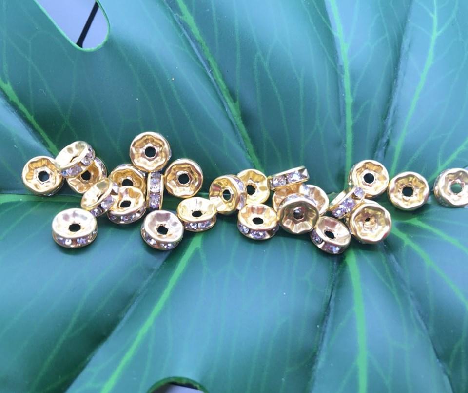 Đệm đá làm vòng tay - túi 20 chiếc