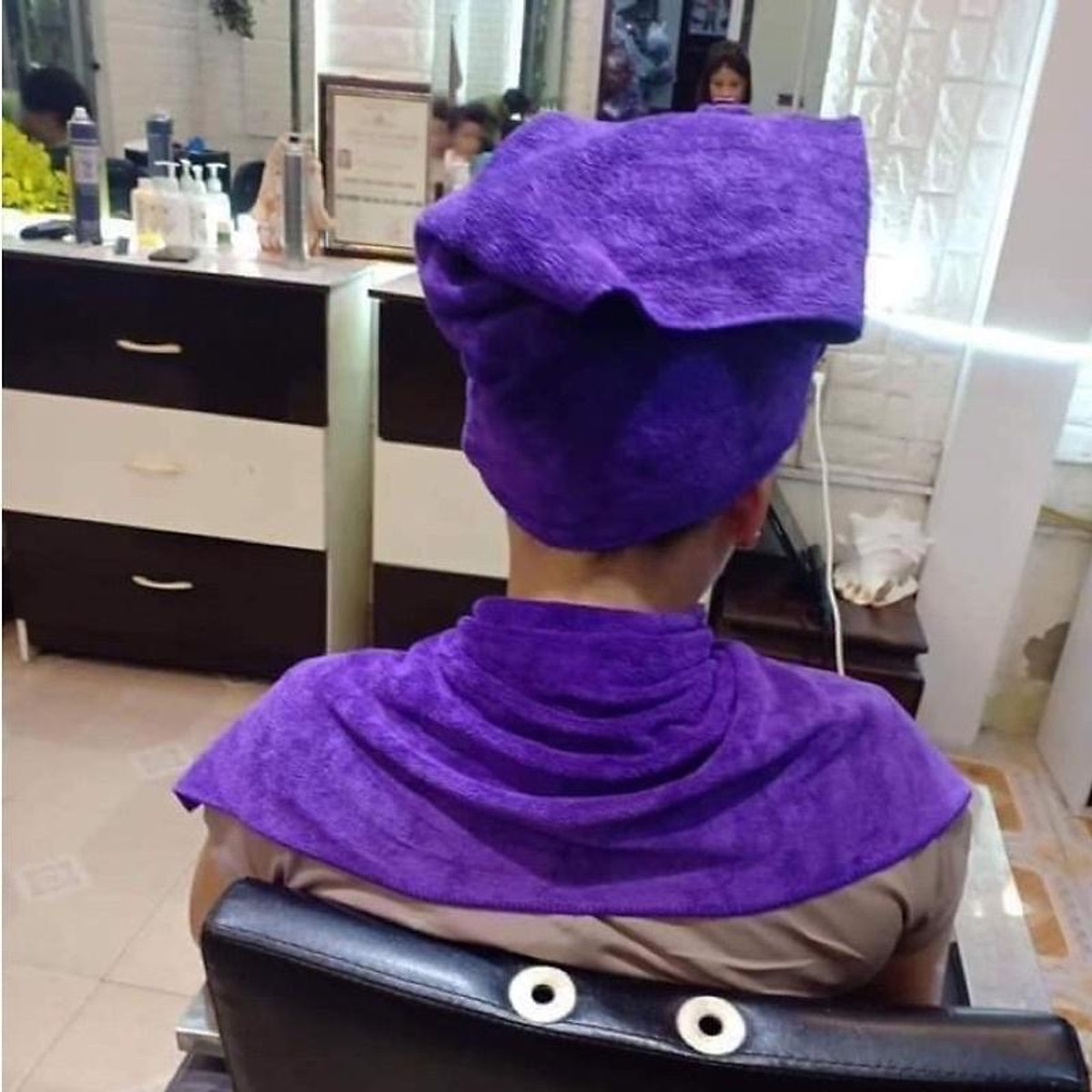 Khăn tắm, khăn lau đầu To_Am hàng xuất dư Hàn Quốc, khăn gội đầu, quấn đầu siêu thấm 40 x 80 cm