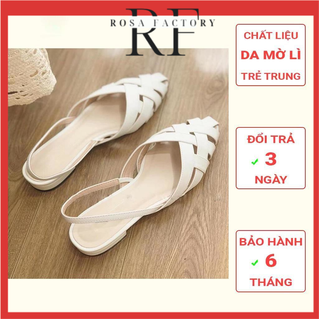 Sandal nữ đế bệt rọ mũi chân cực độc và đẹp / Giầy búp bê nữ đế bệt, Mã SD0300