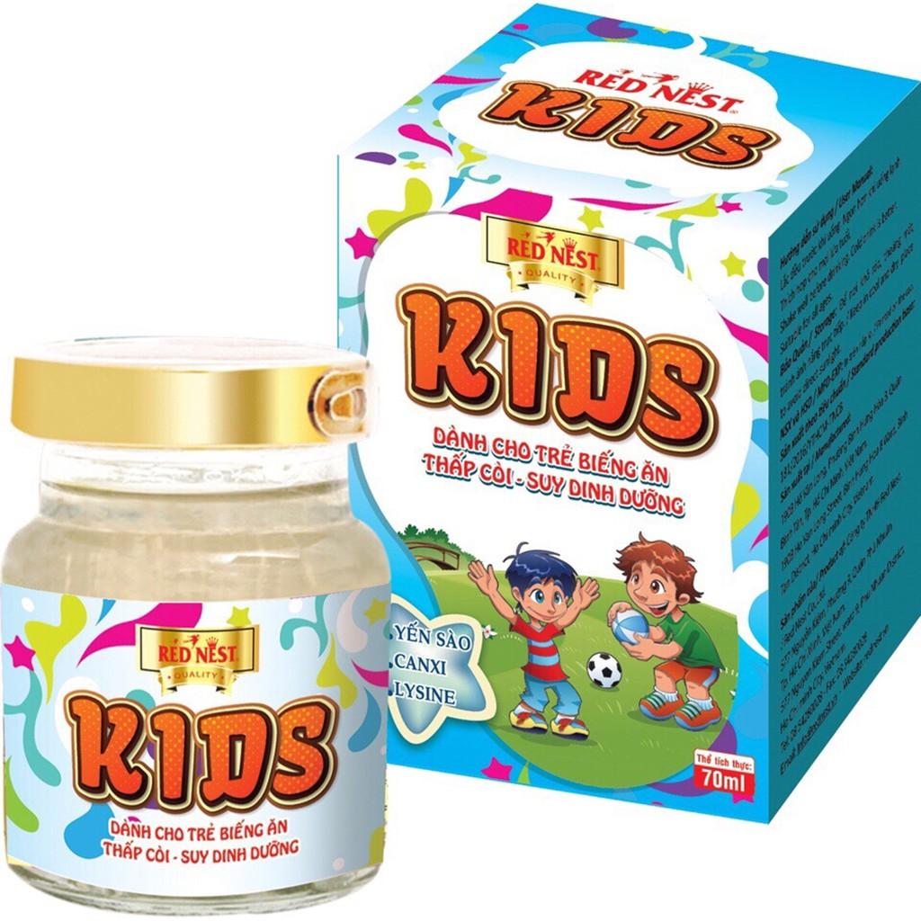Hộp 6 Lọ Nước Yến Sào Kids Red Nest Dành Cho Trẻ Em + Tặng Kèm Đồ Chơi Ngẫu Nhiên (6 lọ x 70ml)