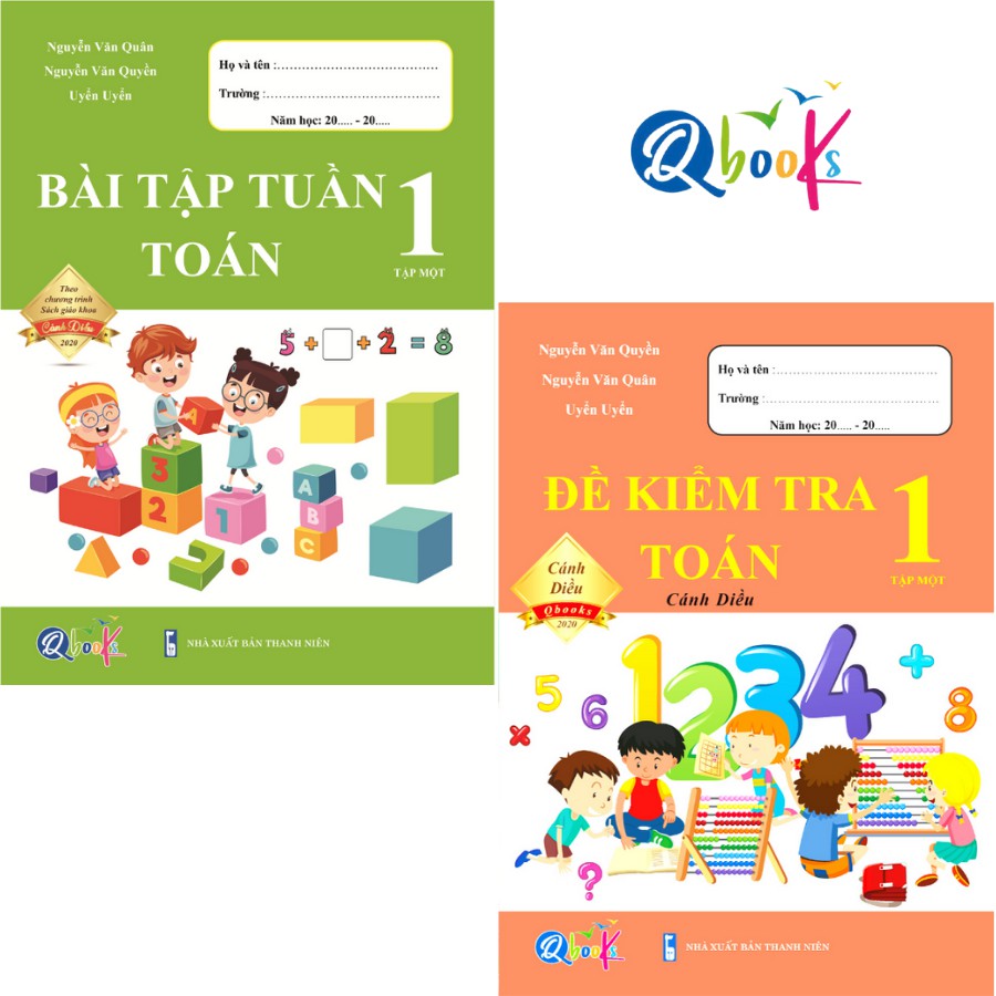 Sách - combo bài tập tuần và đề kiểm tra toán 1 - cánh diều - học kì 1