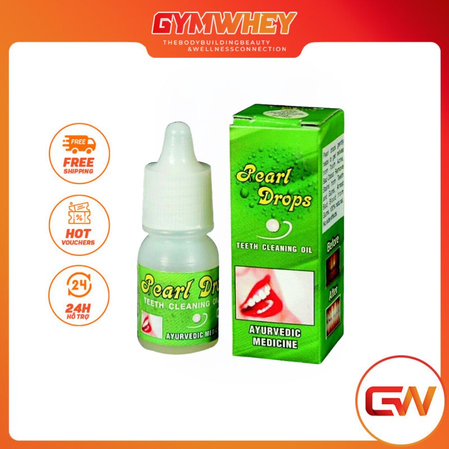 Himalaya Pearl Drops Tinh Dầu Giúp Làm Trắng Răng, Tẩy Sạch Mảng Bám, Thơm Miệng