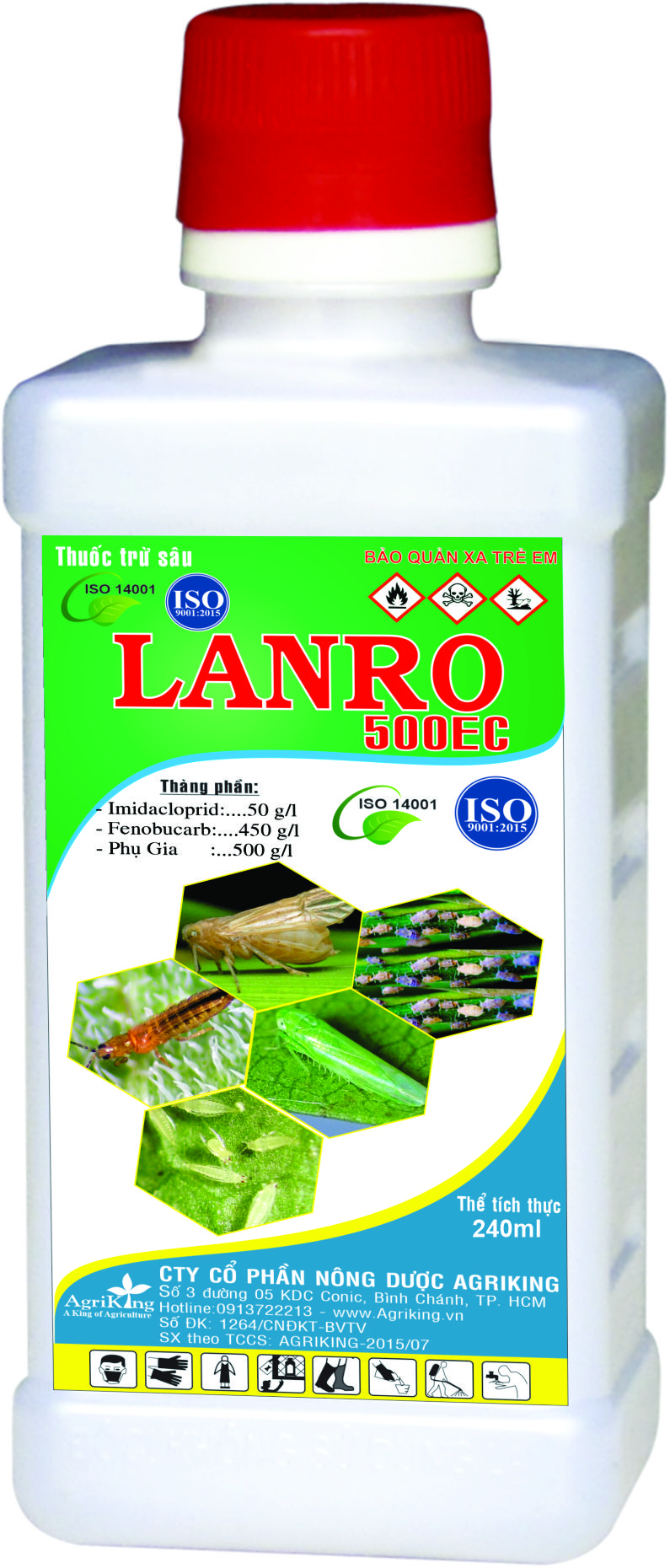 Thuốc Trừ Sâu LanRo 500EC chai 240ml
