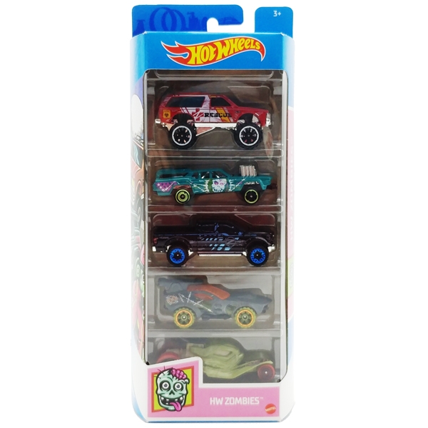 Bộ 5 siêu xe hot wheels 1806h - hw zombies