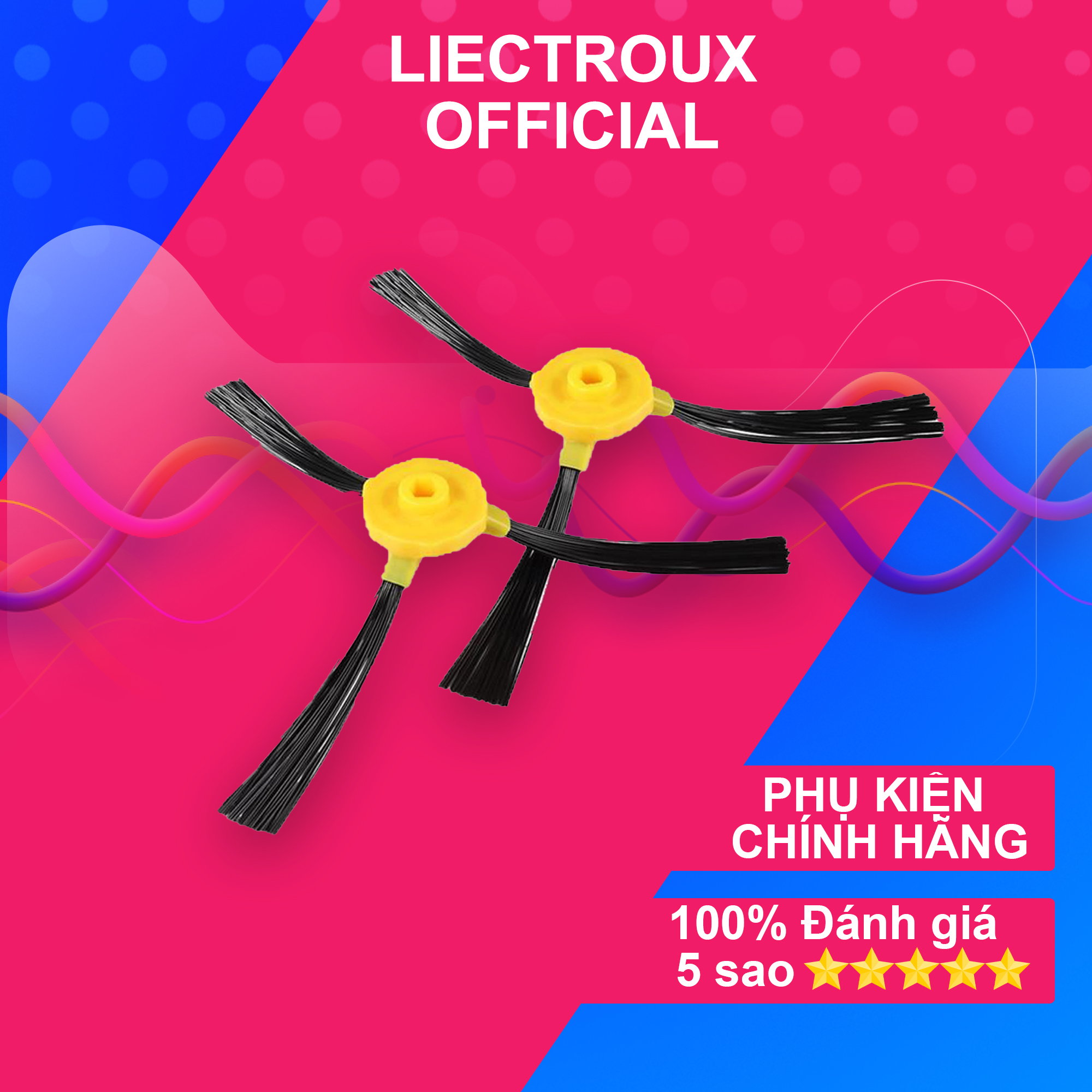 Chổi lùa quét cạnh robot hút bụi Liectroux C30B- Phụ kiện robot hút bụi lau nhà Liectroux C30B XR500 V33 AR88