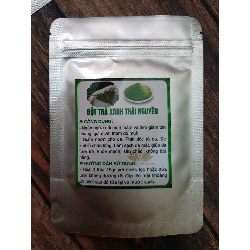 1kg Bột trà xanh đắp mặt Handmade