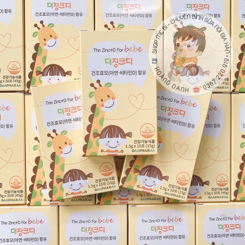 Kẽm gmpharm - the zinc + d for bebe cho bé từ 6m+
