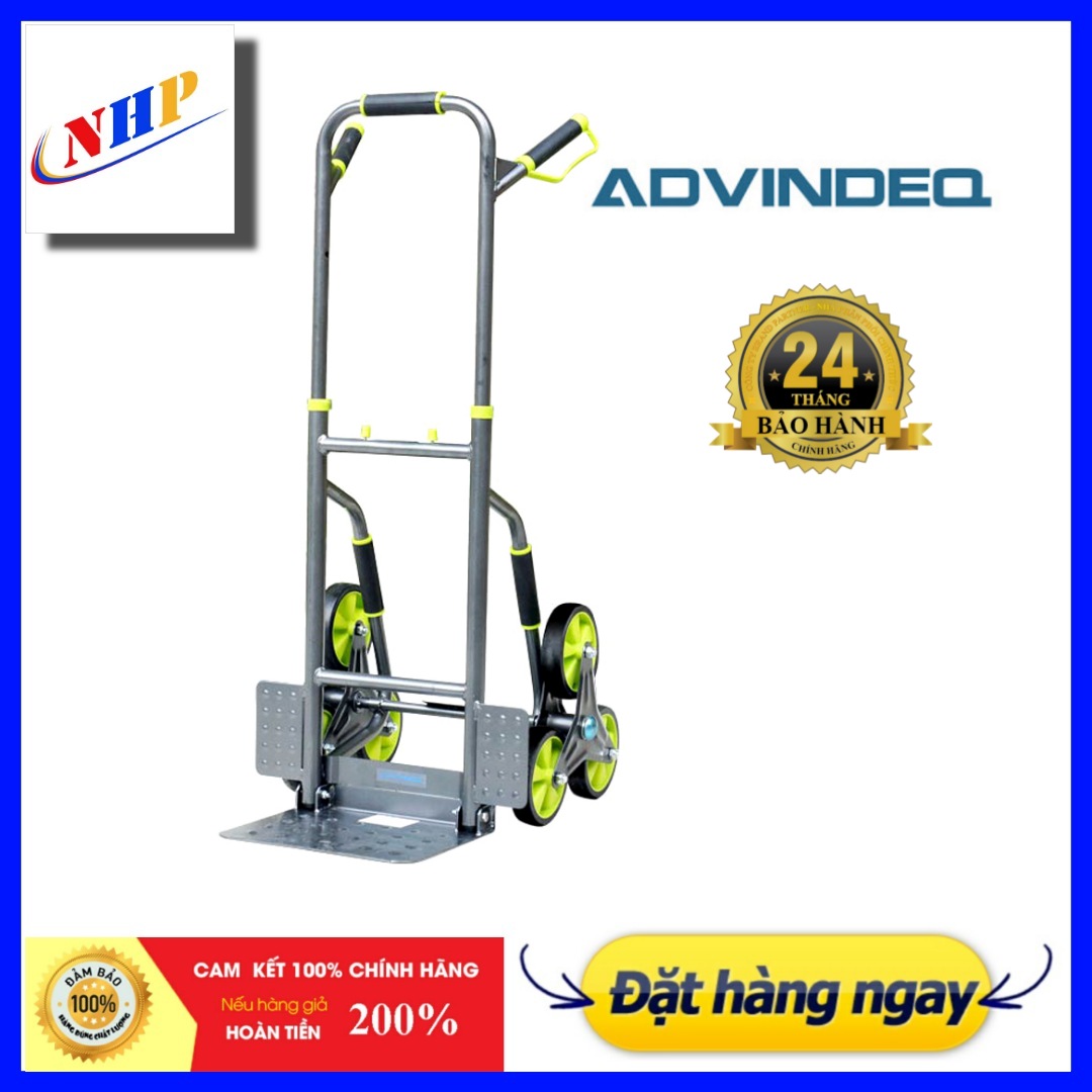 Xe kéo đẩy leo cầu thang 6 bánh rút gọn advindeq tl-120/200