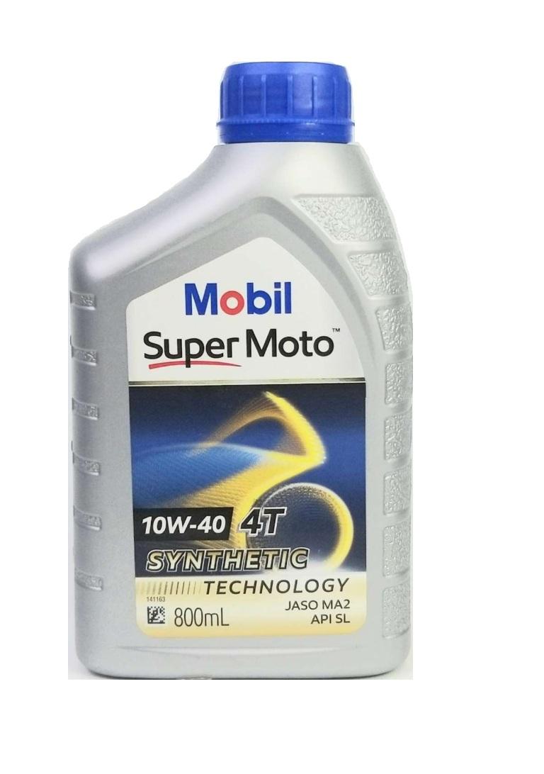 [HCM]Nhớt cao cấp xe số Mobil super moto synthetic 10w40 4T 800ml - Nhập khẩu Singapore