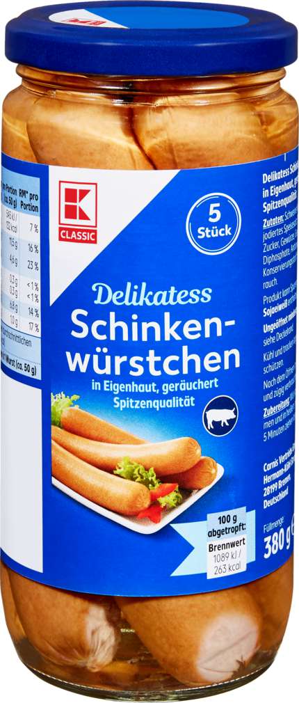 Xúc Xích Đức K- classic Delikatess Schinken 380g
