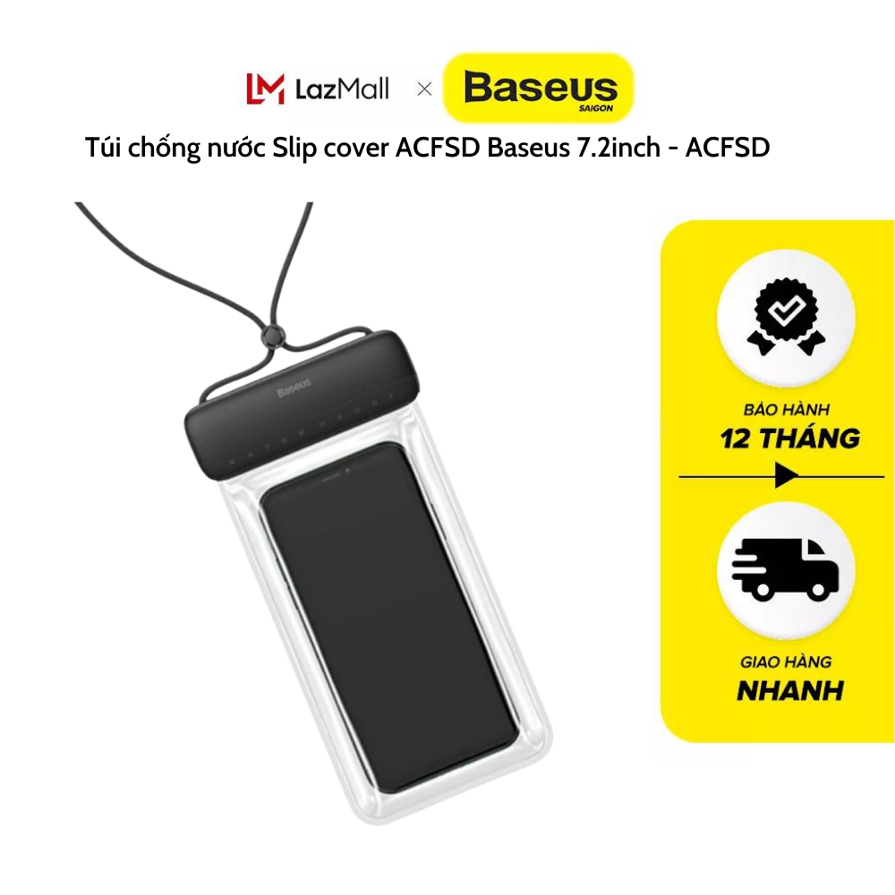 Túi chống nước dùng cho điện thoại Baseus Let''s go Slip Cover Waterproof Bag ACFSD