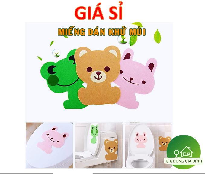 Giá sỉ combo 6 miếng dán khử mùi bồn cầu, toilet, hiệu quả, miếng dán than tre hoạt tính khử mùi hôi làm thơm bồn cầu lọc không khí
