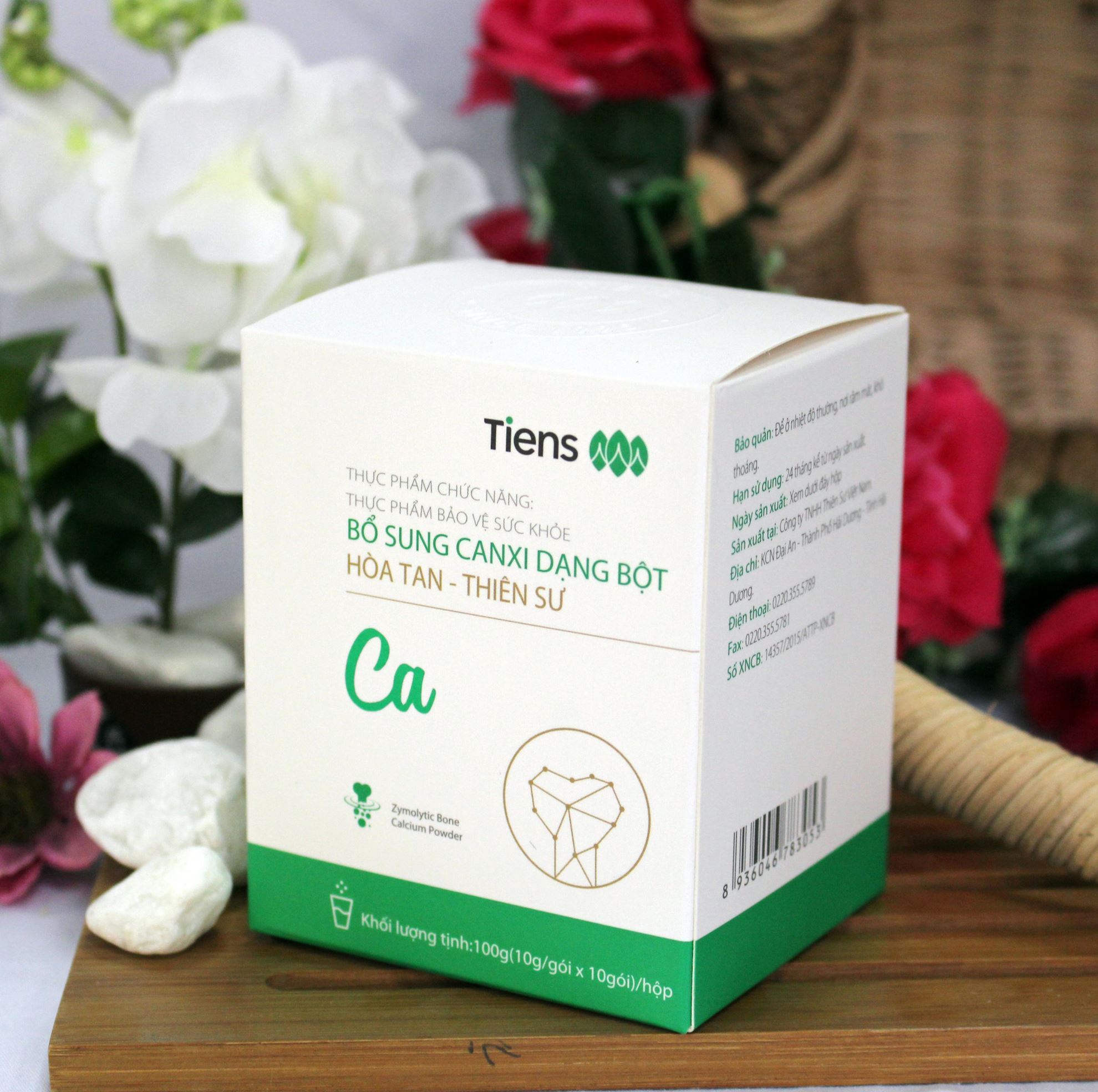 TPCN - Thực phẩm bảo vệ sức khỏe bổ sung canxi dạng bột hoà tan Thiên Sư