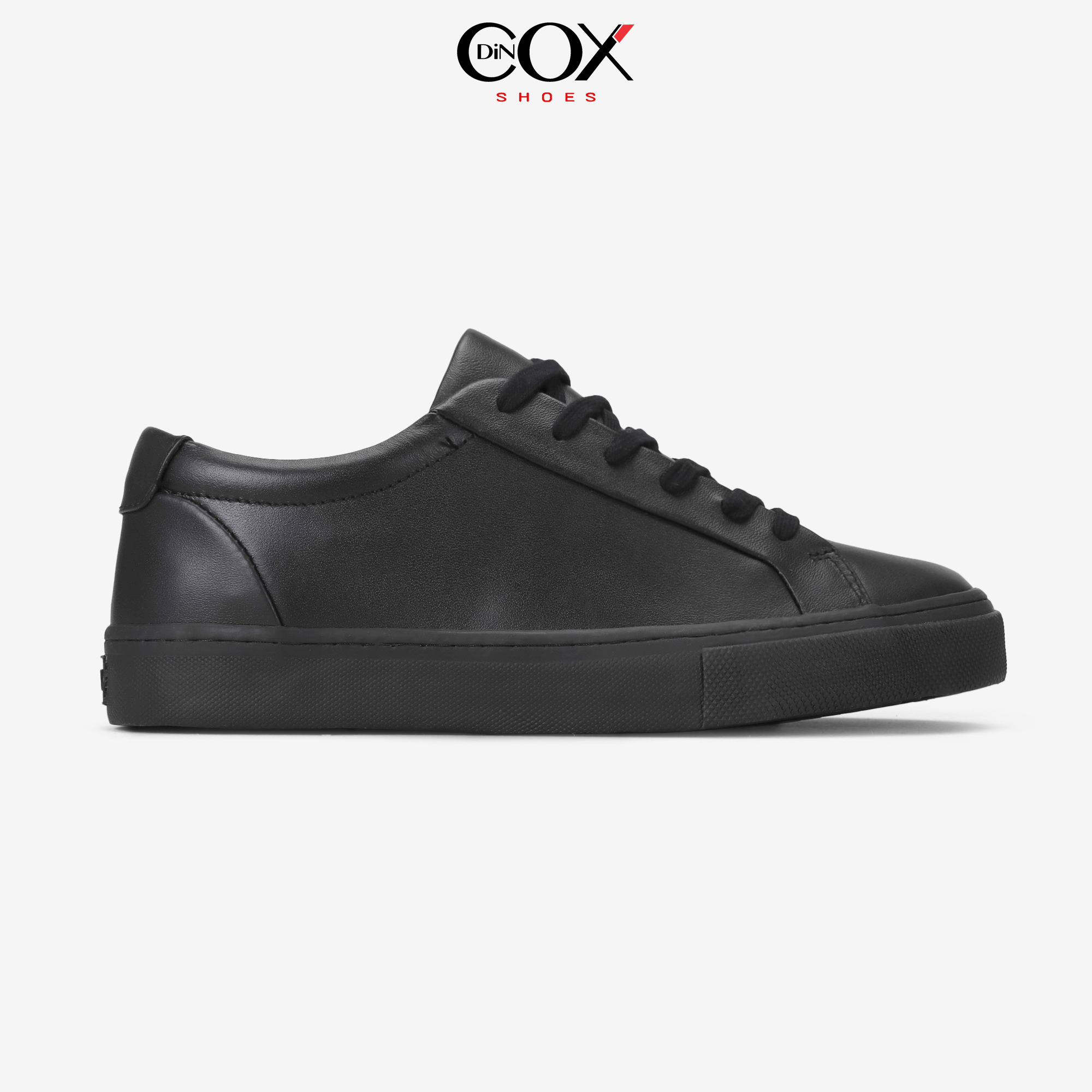 Giày sneaker da unisex dincox-d20 black