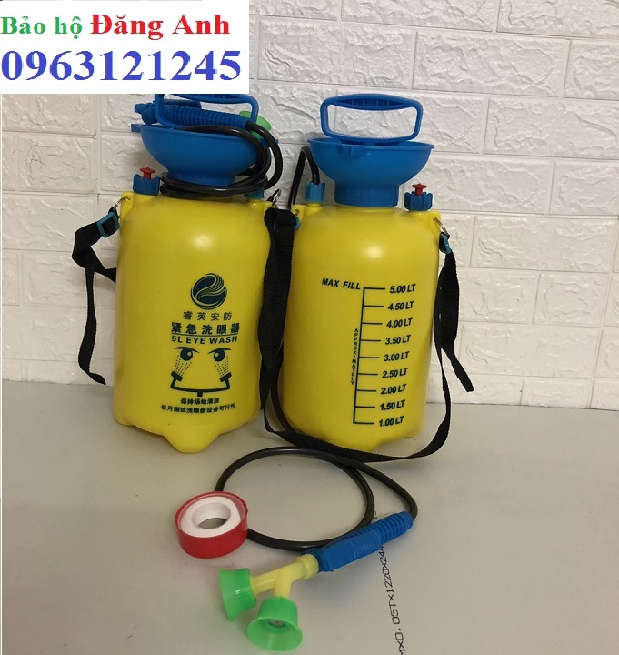 Bình rửa mắt khẩn cấp di động 5 lít