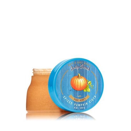 Sữa tắm tẩy tế bào chết signature collection spiced pumpkin cider pure honey body scrub 226g