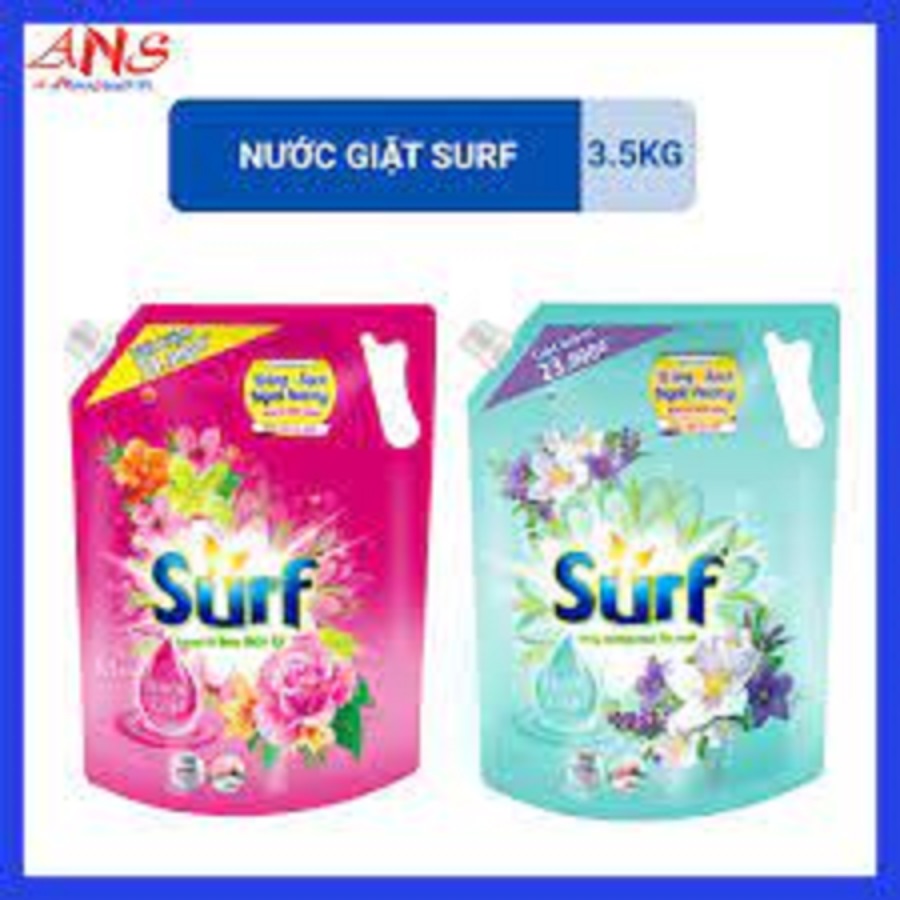 Túi nước giặt Surf  3.3kg Xanh sương mai/Hồng Dịu Kỳ