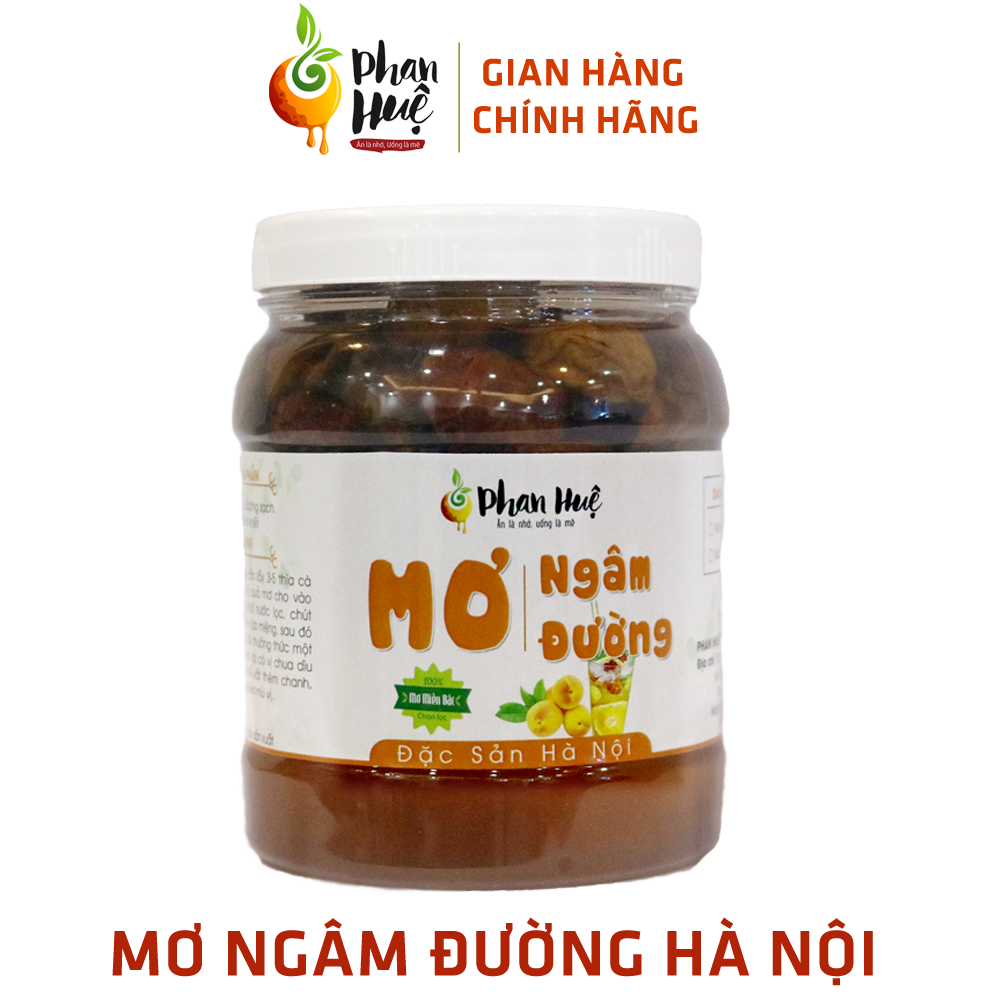 Mơ ngâm đường hà nội hộp 5kg. mơ tươi chọn lọc. vị chua ngọt. đặc sản hà nội