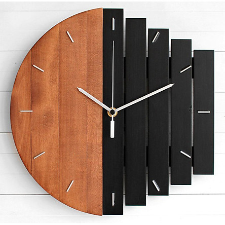 Đồng Hồ Gỗ Decor Treo Tường Mixor Clock - Mã MC01