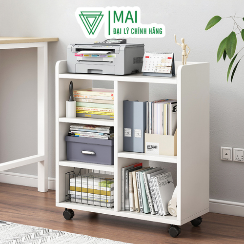 Kệ đựng hồ sơ tài liệu, kệ sách có bánh xe tiện lợi thông minh - GP173