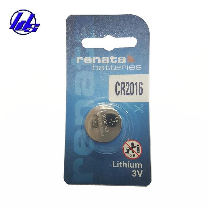 Pin cr2016 renata lithium 3v - vỉ 1 viên