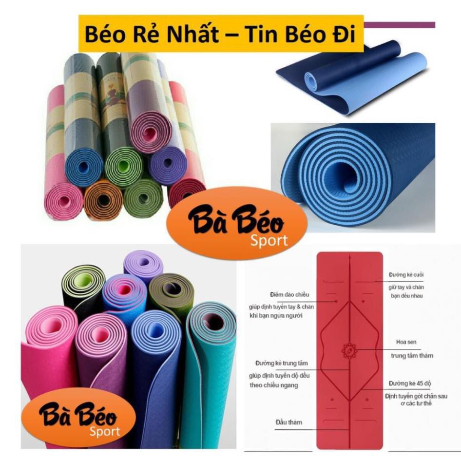 Thảm Tập Thể Dục (thảm tập yoga,thảm tập gym tại nhà, Thảm tập thể dục tại nhà,Thảm tập Yoga, Thảm Yoga Mat) shop revato