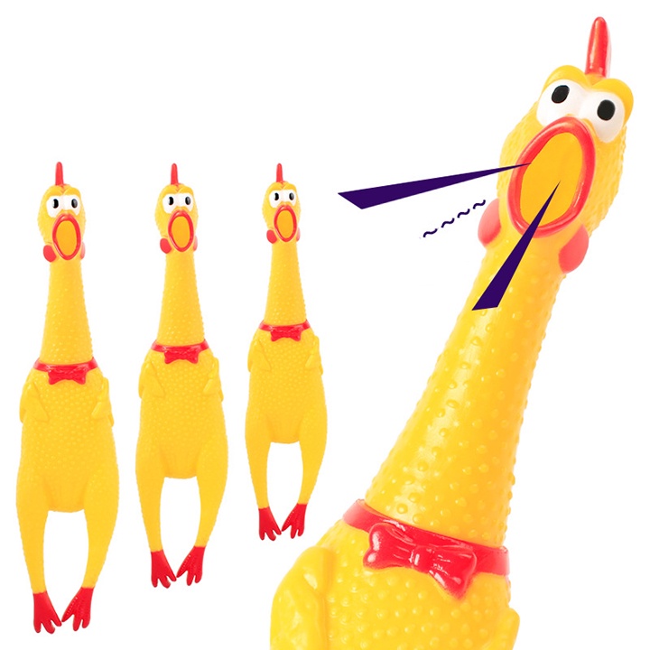 Gà đồ chơi - Đồ chơi gặm cho chó mèo