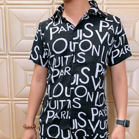 [Lan Chi Luxury] Bộ Đồ Hoa Quả, Sơ Mi Trái Cây Trang phục Unisex Chất Kate Thái Cực Hot
