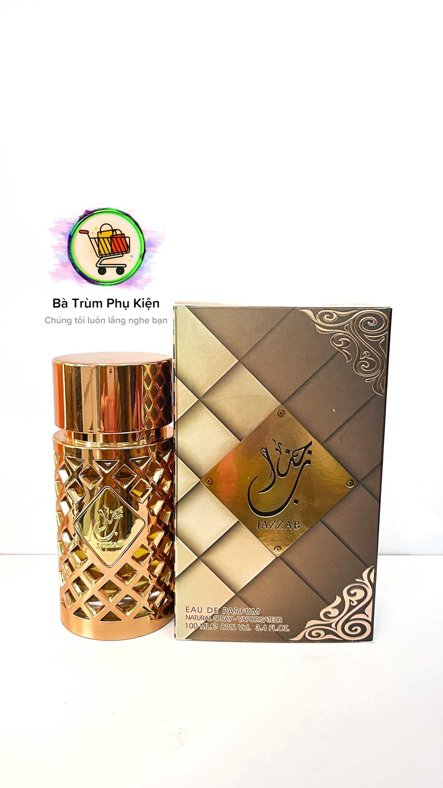Nước hoa Dubai nữ Jazzab Pink chính hãng ngọt ngào và quyến rũ 10ml