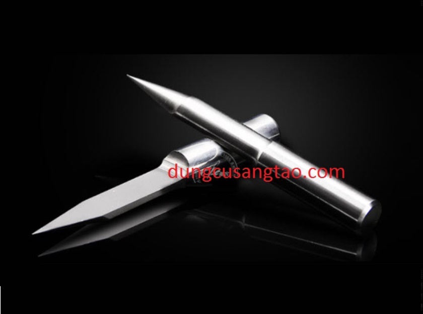 Dao khắc gỗ, nhựa cán 6mm / dao cnc v6 wood