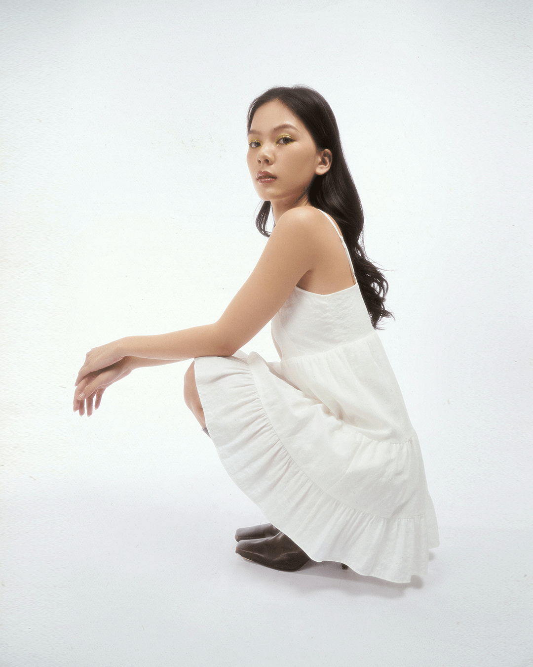 Greenstuffs - Đầm hai dây dáng xoè tầng - Flowy Dress