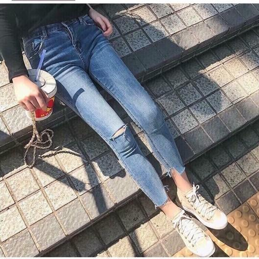 QUẦN JEAN NỮ LƯNG CAO XỊN CHẤT GIÃN 548