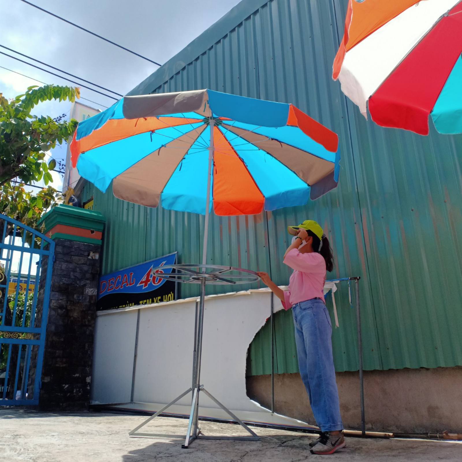 [HCM]Dù treo quần áo( bao gồm cả dù chân xếp và vòng tròn)