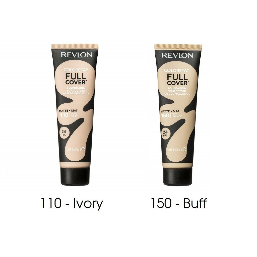Kem nền kiềm dầu Revlon Colorstay Full Cover Foundation che khuyết điểm 24 giờ