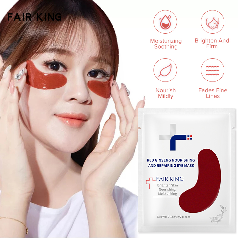 FAIR KING mặt nạ mắt thành phần gừng đỏ giúp nuôi dưỡng và phục hồi loại bỏ quầng thâm và nếp nhăn làm săn chắc phần da quanh mắt - INTL
