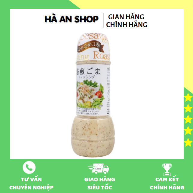 Sốt Salad mè rang Kobe Bussan chai 300ml