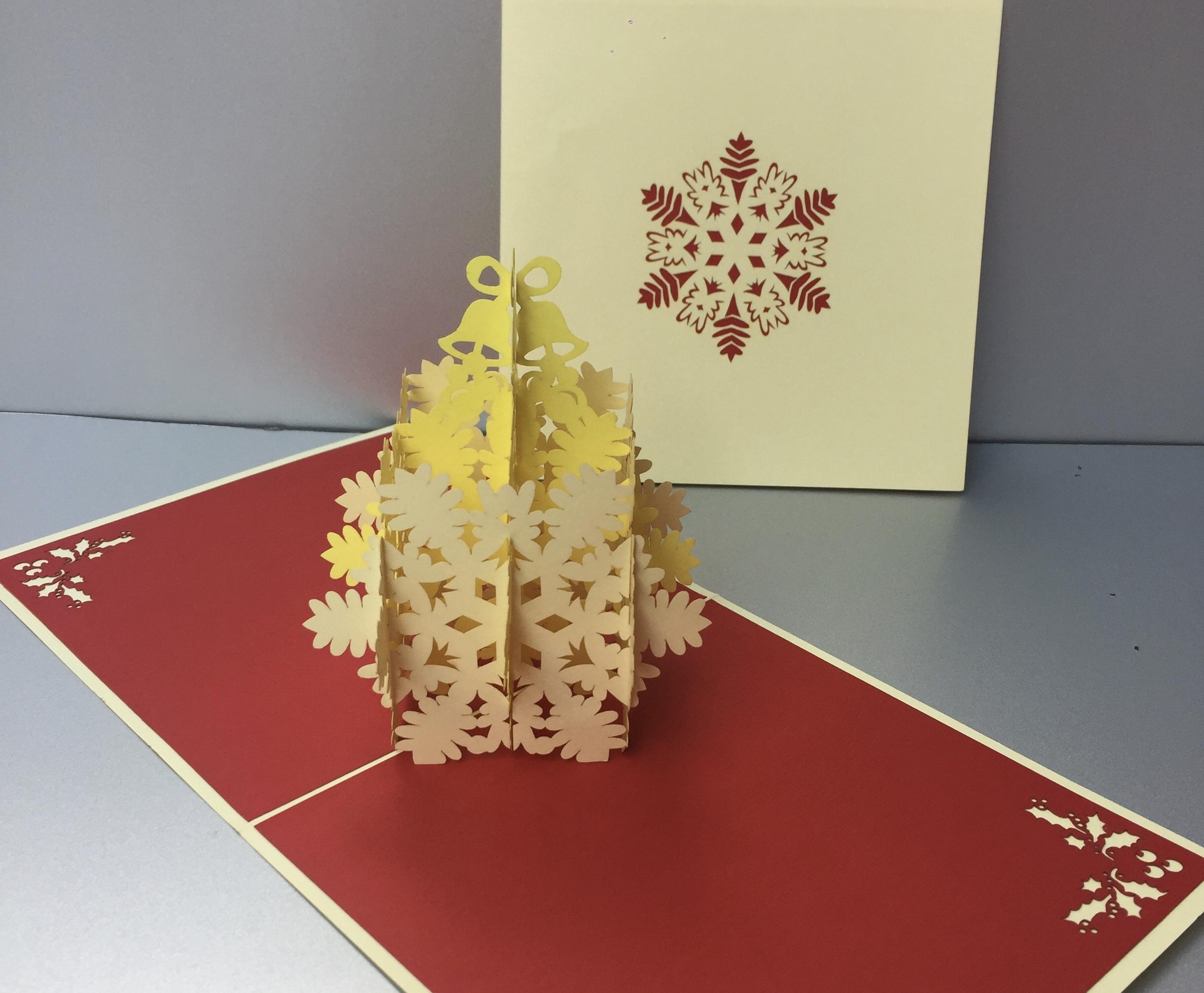 Bông Tuyết 2 - Noel - Thiệp 3D